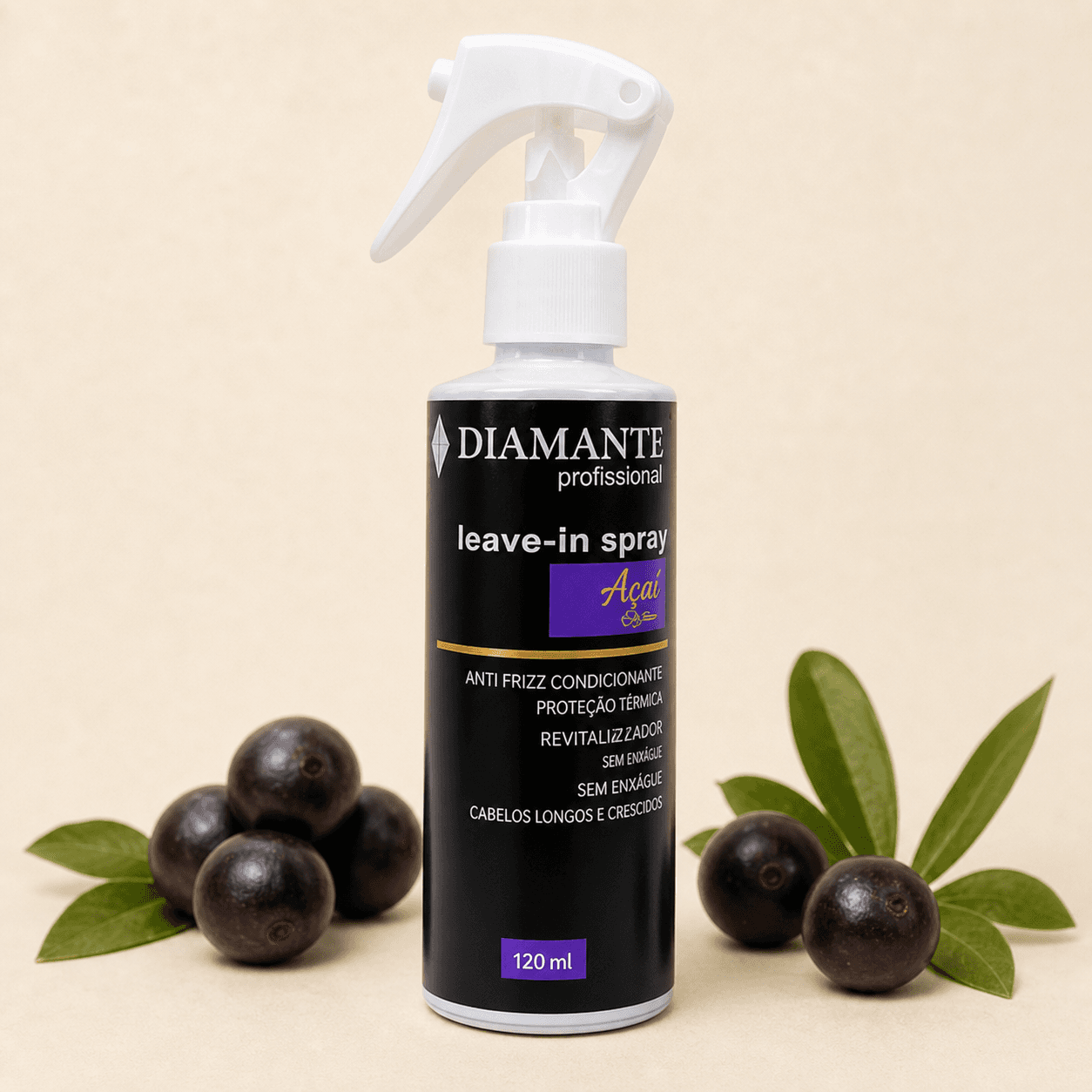 Leave-in Spray Açaí 120ml