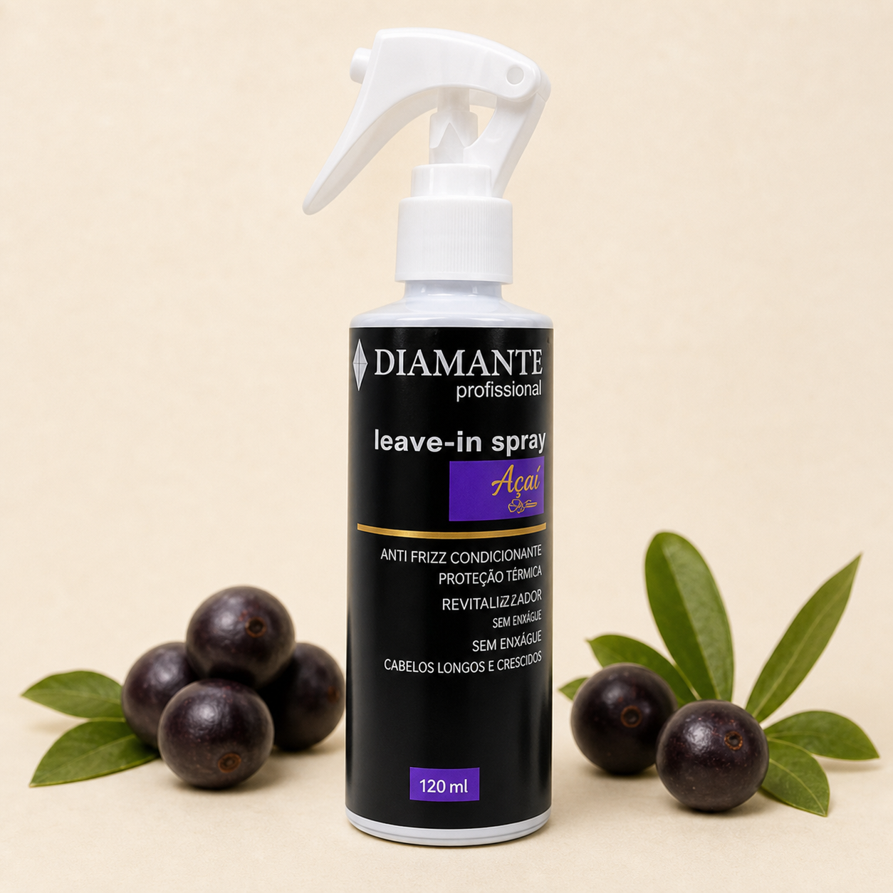 Leave-in Spray Açaí 120ml